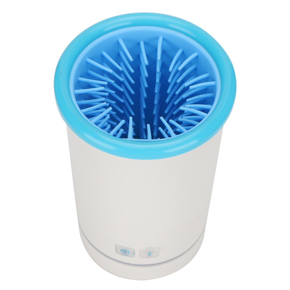 Pet Automatic Electric Foot Washer Feet Cleaning Cup USB Rechargeable Silicone Brush Paw Washer