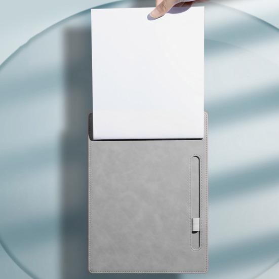 Искусственная кожа, твердый картон с магнитным зажимом для страниц, папка-планшет формата А4