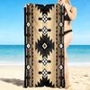 1Pc Native American Beach Towel, Quick Dry, Multi-Use for Beach Pool Gym Yoga Home Travel, Christmas, Halloween, Xmas Gift S929454