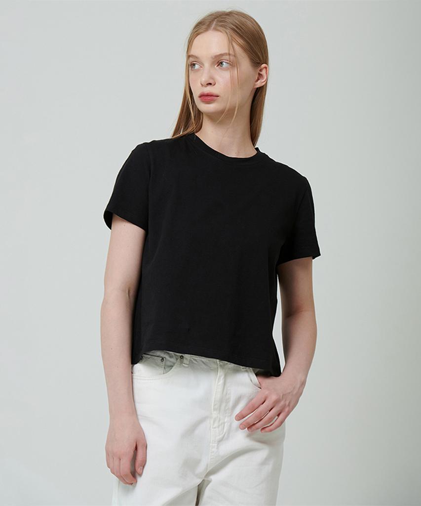 PINBLACK Essential Round Short Sleeve T-Shirt Black