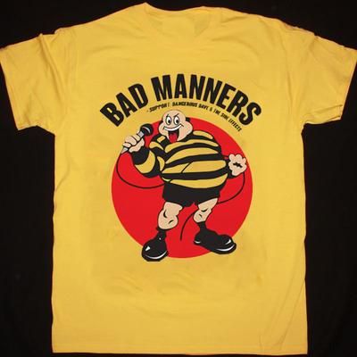 Bad Manners Band Музыкальный Подарок Для Фаната Желтый Все Размеры S-2345XL Футболка Унисекс Футболка