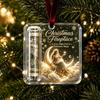 Hanging Christmas Cash Gift Ornament Acrylic Treat Holder Ornament Cash Gift Box  for Holiday Decor