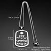 Hebrew Star of David Dog Tag Pendant Necklace for Women Men Stainless Steel Silver Color Jewish Enamel Chain Amulet Jewelry