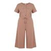 Brave Soul Womens/Ladies Wide Leg Short-Sleeved Jumpsuit