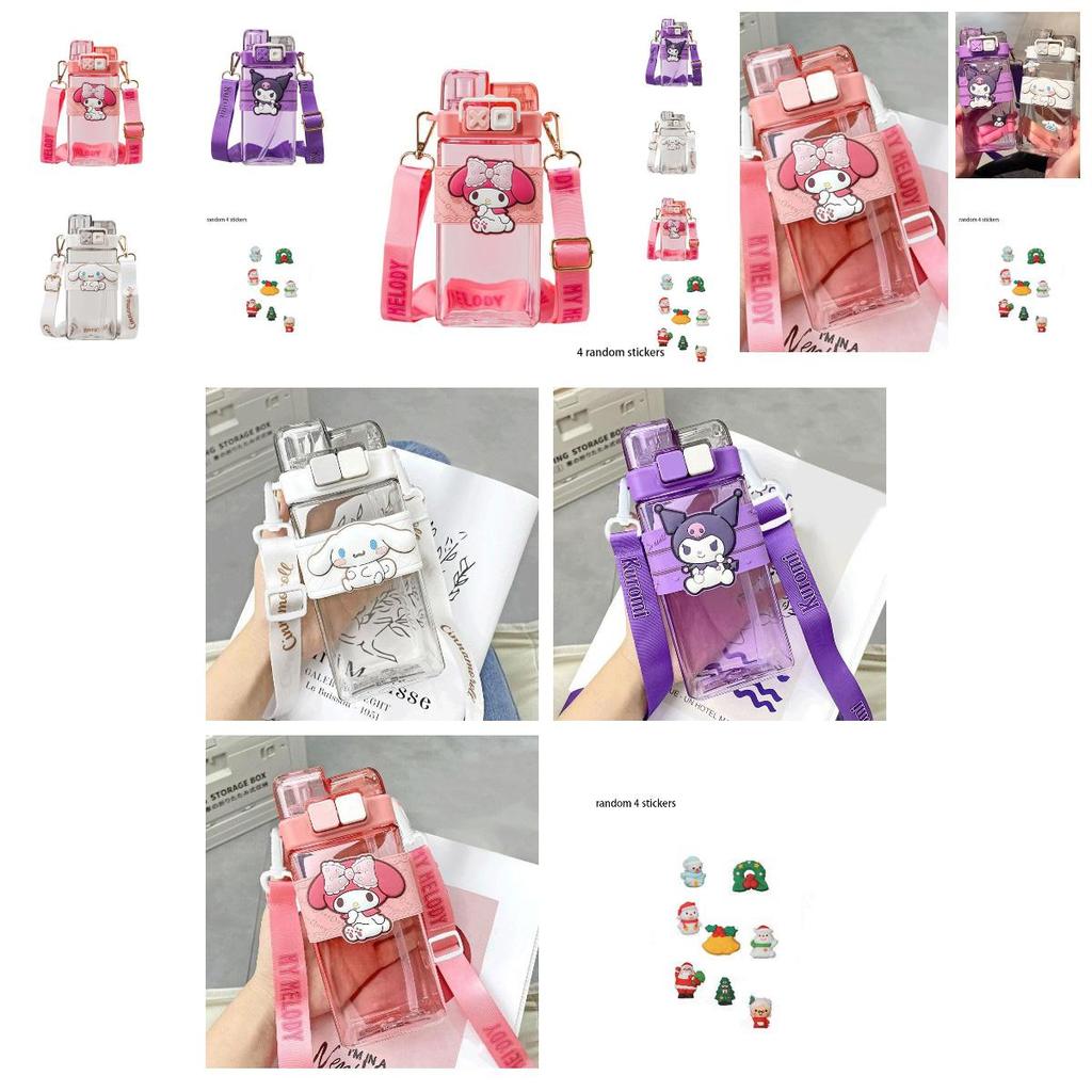 Unique Kuroko Children's Water Bottle With 3d Cartoon Figures And Straw