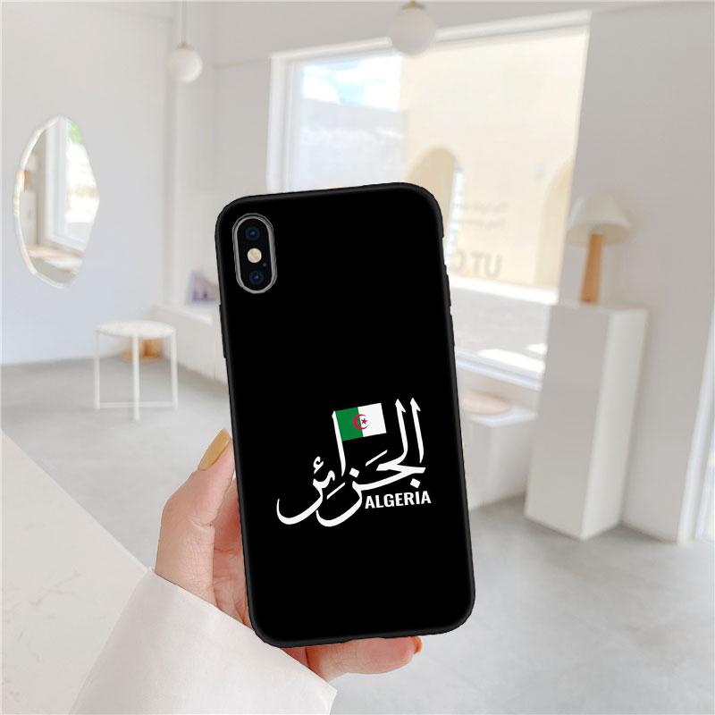 CJ2 Algerian Passport Flag Soft Shell Phone Case for Redmi Note 10 11 12 Pro Max 10S 10C 10T 11A 11S 12S 12C