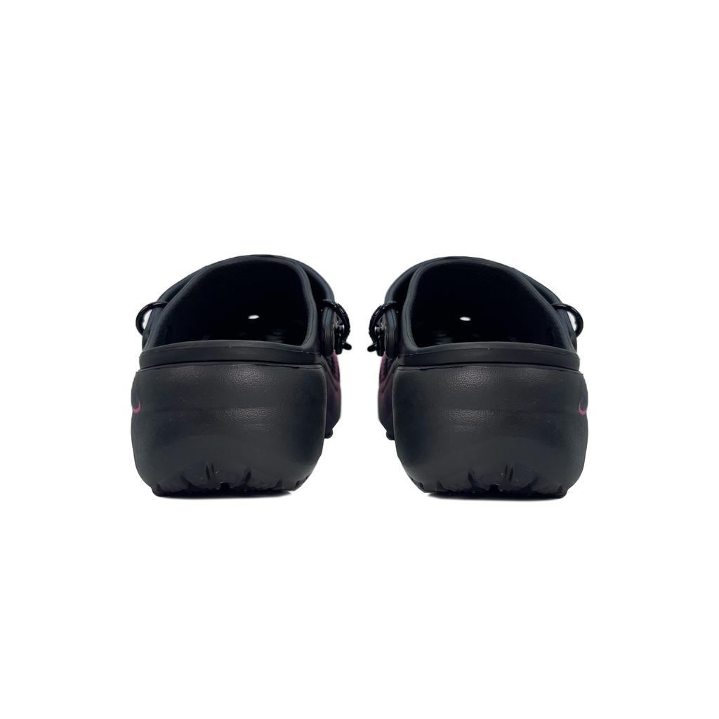 Crocs Классические клоги на платформе Galaxy Подарочная коробка Пара Богиня Граффити Galaxy Подарочная коробка Дырчатые туфли Унисекс Черный и Розовый