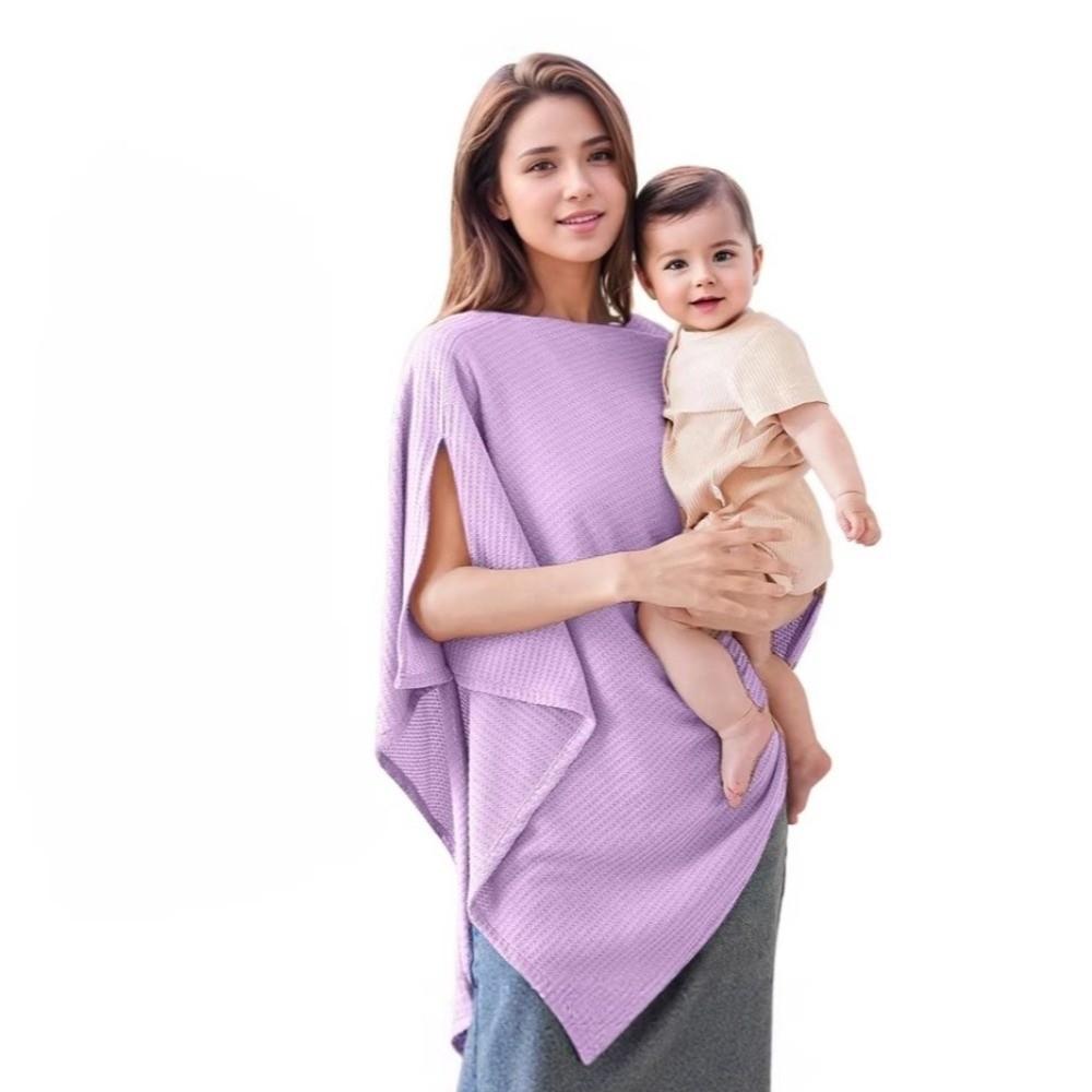 Soft Feeding Apron Breathable Nursing Poncho Stroller Cover Feeding Scarf Daily Use