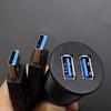 JCD Car Dashboard Installation Extension Cable USB2.0/3.0 Male to Female Socket Panel Single Dual Port Waterproof Line Adapter