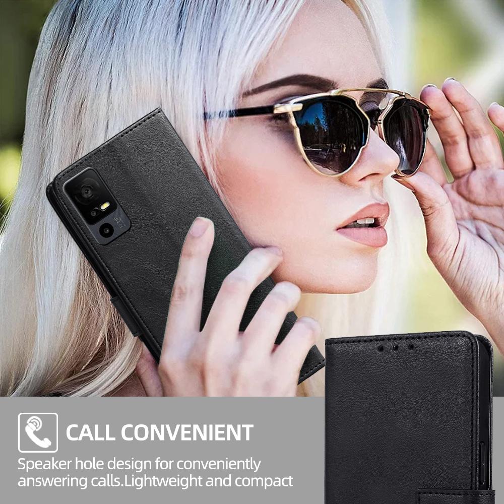 Ретро чехол-книжка для Tecno Spark 10 10C Pova 4 Camon 20 Pro Infinix Smart 7 TCL 40 SE 403 505 Обложка PU кожа Кобура Слот для карт Телефонный бампер