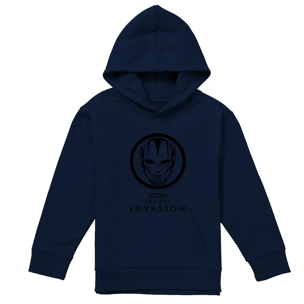 Secret Invasion Childrens/Kids Mono Badge Pull Over Hoodie