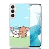 Bubu Dudu Cartoon Cute Phone Case For Samsung Galaxy S26 Ultra S23 S24 S25 Edge S20 FE S21 S22 Plus Soft Print Shell Cover Funda