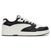 Anta Street Play Synthetic Leather Comfortable Durable Non-Slip Low-Top Skate Shoes Men Skate Shoes White Black 912318016-2