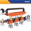 Roller Roller Bender 0‑90 Degree 13‑130mm Bends Roofing Sheet Metal Rolling Bending Tool Roofing Sheet Bender