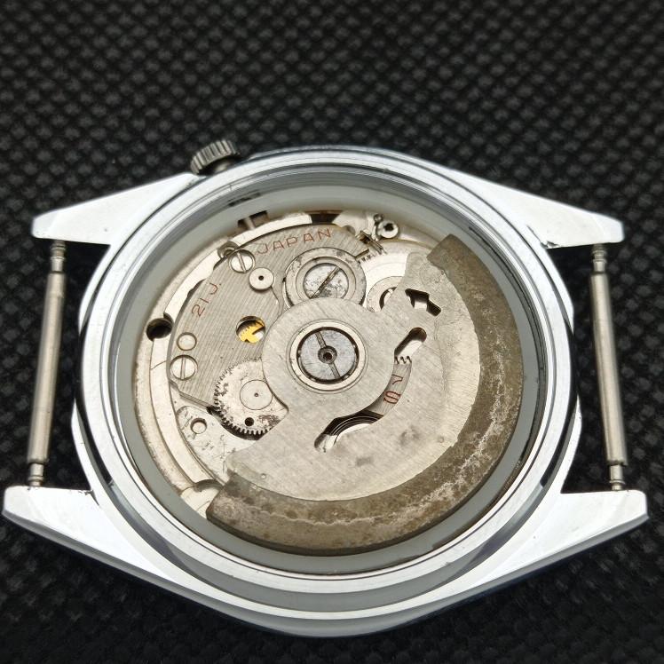 ВОССТАНОВЛЕННЫЕ ВИНТАЖНЫЕ SEIKO 5 AUTO 7019A ЯПОНИЯ МУЖСКИЕ ЧАСЫ D/D ЧЕРНЫЕ 593c-a314849-2