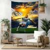 Mbappe Custom Your Name Wall Decor Tapestry Art For Pet Memorial Birthdaywedding Party Backdrop Family Gift