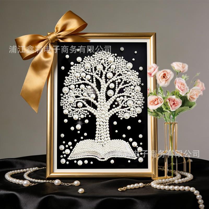 30x40CM Pearl Painting DIY Kit Modern Unframed Wall Art Home Decor