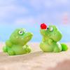 Cartoon Cute Crocodile Small Statue Cartoon Microlandscape Figurines Ornaments Funny Creative Miniatures Home Decoration Gifts