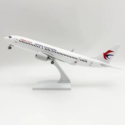 Масштаб 1/240 30 см Авиакомпания China Eastern Airways B737 Литая смоляная модель самолета с шасси Готовая сувенирная модель самолета