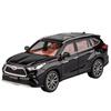 1/24 Toyota Highlander Внедорожник Сплав Литые Металлические Игрушечные Транспортные Средства Модель Автомобиля Звук и Свет Инерционная Машинка Игрушки для Детей Подарки