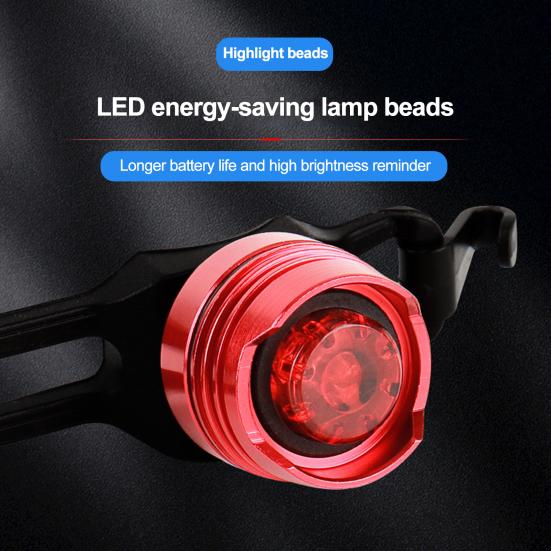 Bicycle Taillight High Brightness Waterproof Multiple Lighting Modes Simple Installation Bike Safety Warning Tail Light