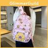 Cartoon Food Cute Dolphin Pattern Student Leisure Backpack For Daily Use