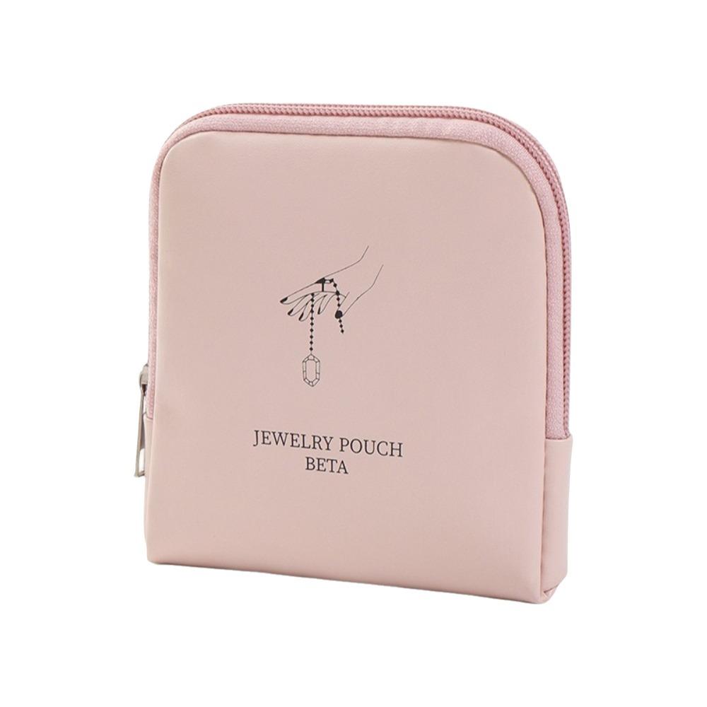 Single/Double Layers Zipper Jewelry Bag Mini Jewelry Pouch Jewelry Storage Bag Necklaces
