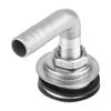 90 Degrees Stainless Steel Marine Boat Flush Mount Fuel Gas Tank Vent for 58" Hose