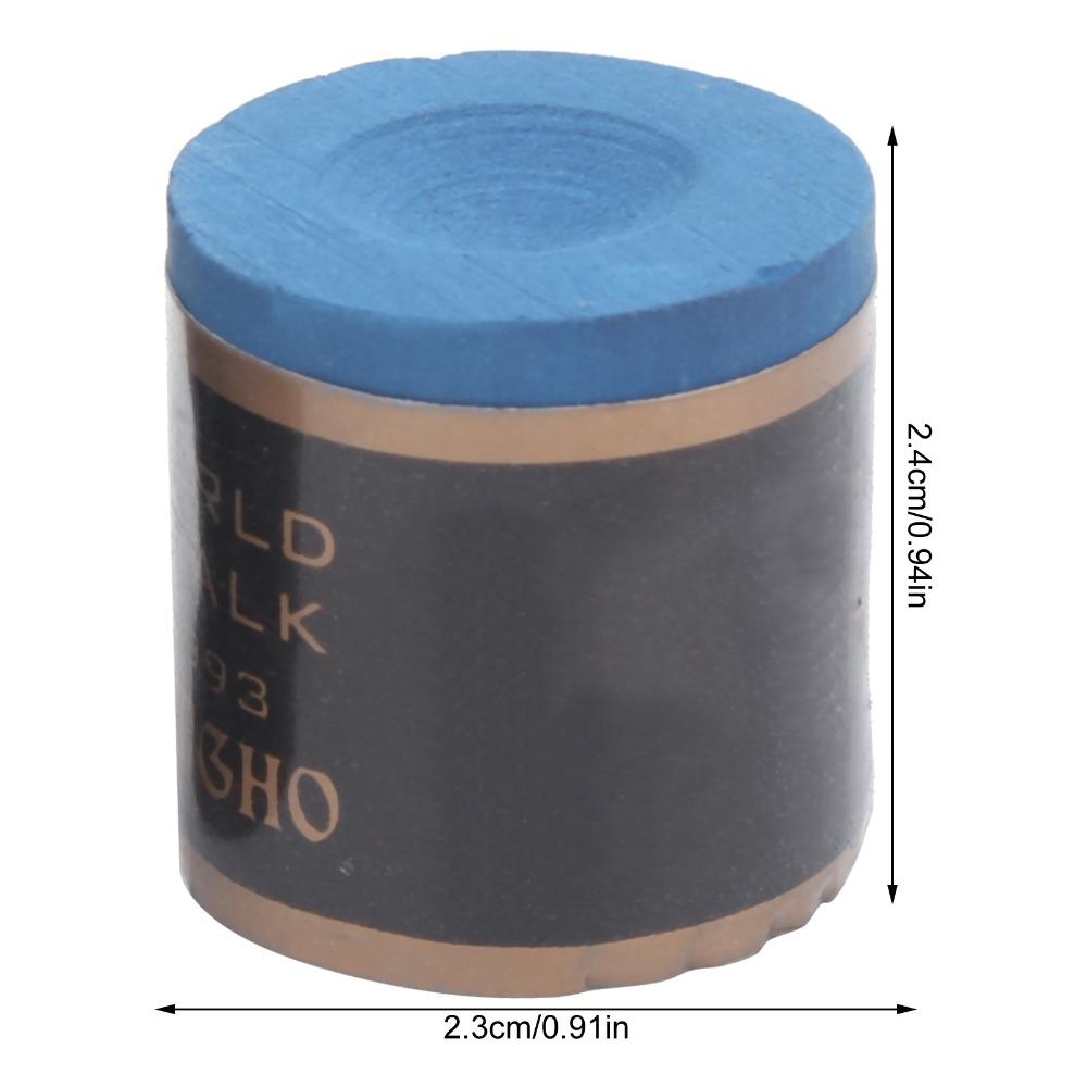 2PCS Wear-Resistant Billiard Cue Tips Non-clumping Pool Cue Chalks  Tournament Use