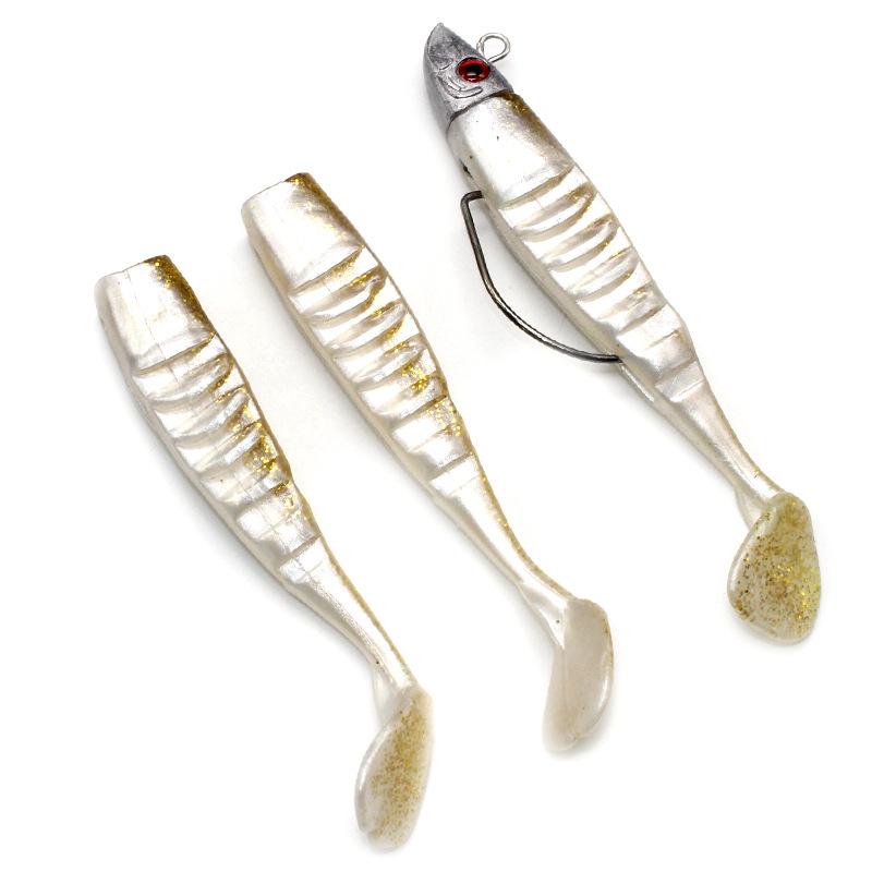 HOWELL New Arrival 130mm 5.1in 26g Fishing Lures Bait Artificial Soft Lead PVC Silicone Rubber Tackle