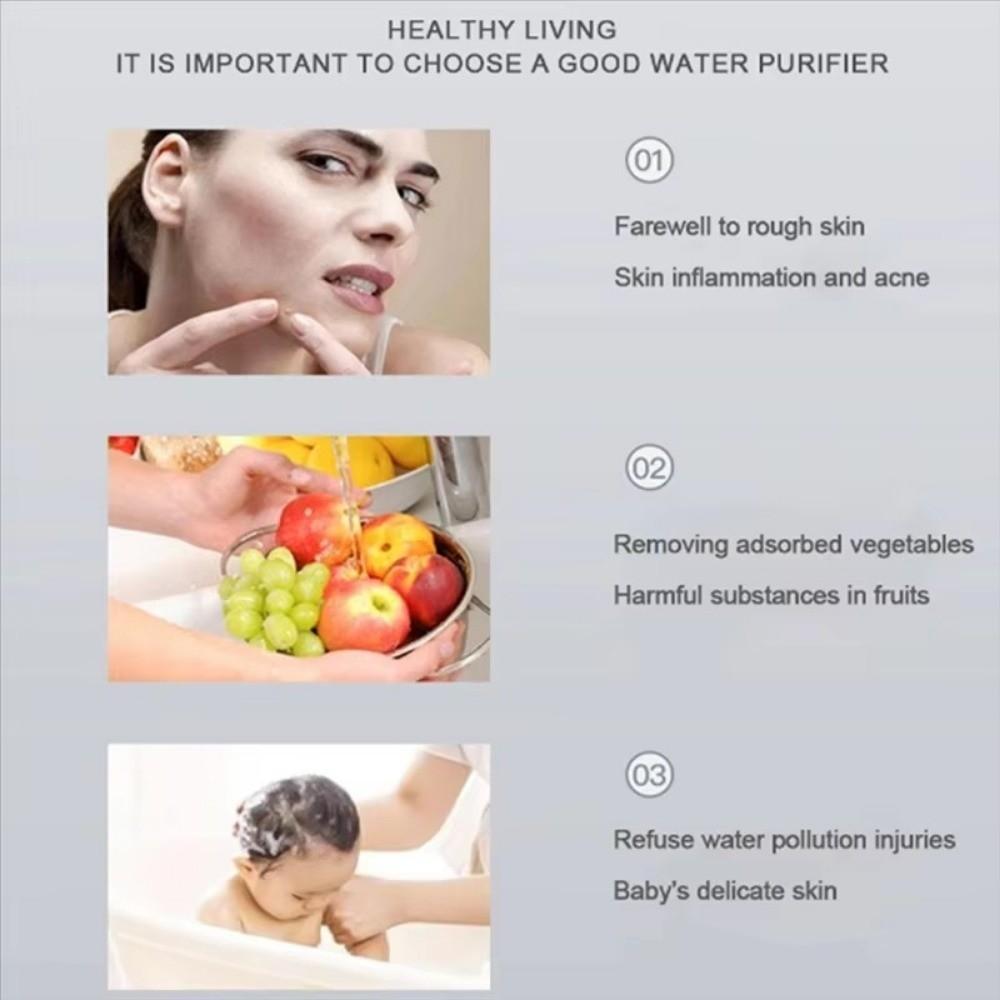 Splash-proof Kitchen Tap Purifier Ceramic Water Purifier  For Clean Drinking Water