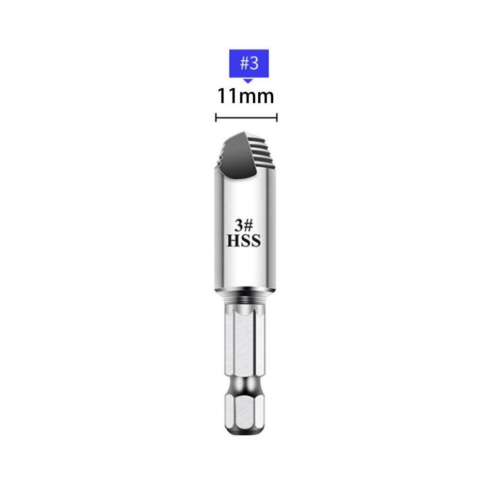 Broken WireExtractor Alloy Steel Easy Out Damaged Drill
