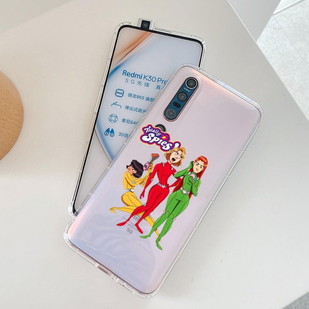 Totally Spies Phone Case For Samsung S 20 21 22 23 for Redmi Note7 8 9 10 for Huawei P20 30 40 Clear Case