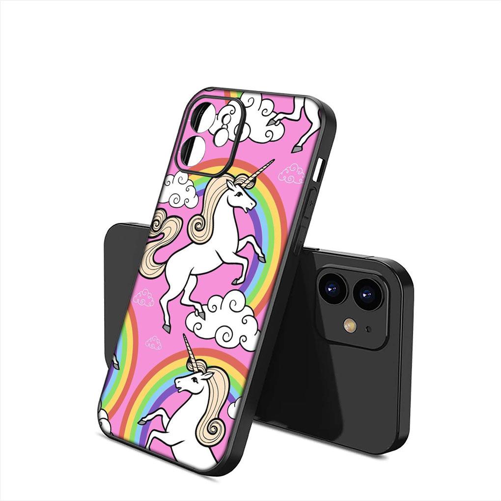 Аниме Единорог Мультяшная Лошадь Мягкий Чехол для Телефона для Apple iPhone 16 11 Pro XS Max X XR 6 7 8 6S Plus + SE 2022 8+ Силиконовый Чехол