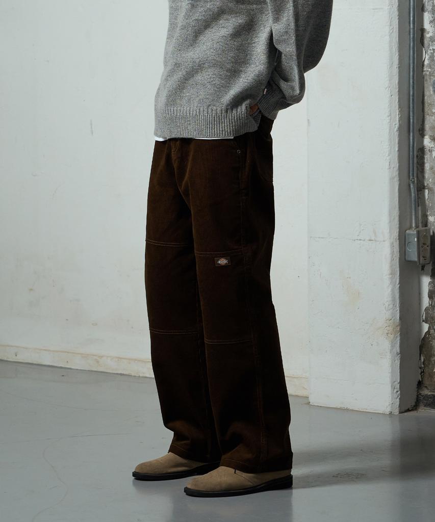 DICKIES Double Knee Corduroy Work Pants Brown