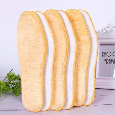 Унисекс хлопковые стельки с флисовой подкладкой: Плотный, Дышащий, Спортивный и Теплый