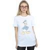 Disney Womens/Ladies Donald Duck Classic Donald Cotton Boyfriend T-Shirt