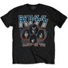 Футболка Kiss Alive In 77 Рок-группа Новая Черная Официальная