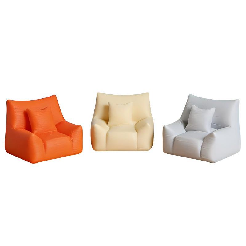 Miniature Simulation Sofa for Dollhouse Living Room 1 12 Scale Furniture Model Ornament for Kids DIY Decor Gifts