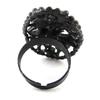 Les Trésors De Lily [J2042] - Дизайнерское кольцо "Сисси" черное разноцветное