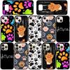 Чехол для телефона Samsung Galaxy S24 S23 iPhone 15 14 Xiaomi Redmi Note 13 12 11 8 10 9 Pro Max Plus X XR OPPO A15 Huawei Cute Dog Paw Cat Cover