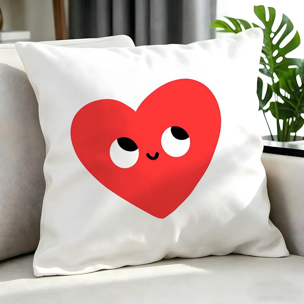 Holiday Valentine'S Day Cushion Cover Cushion Cover Set 4Pcs 50X50 45X45 40X40 Pillowcase Decorative Sofa Home Decor