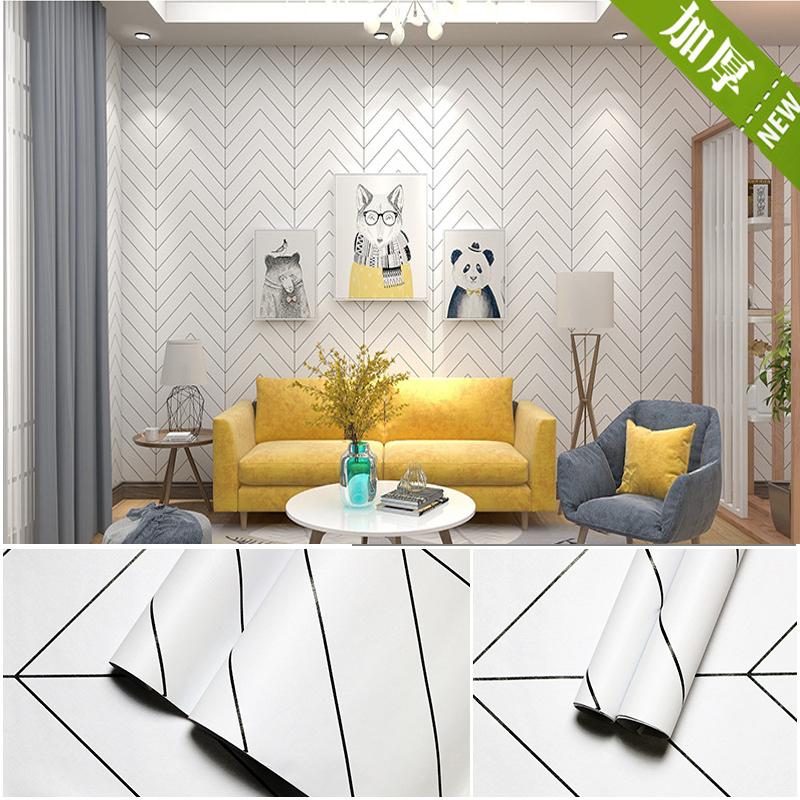 Спальни гостиные фоновые стены старая мебель утолщенные сделай сам скандинавский стиль самоклеящиеся водонепроницаемые обои наклейки