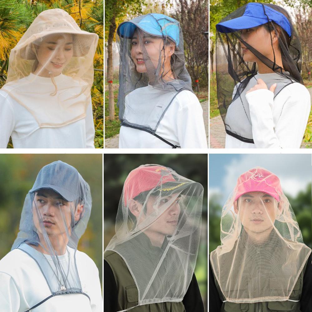 Модная унисекс шляпа от комаров для кемпинга со скрытой сеткой, репеллентная, защита от насекомых и пчел, повседневная уличная солнцезащитная кепка для рыбалки