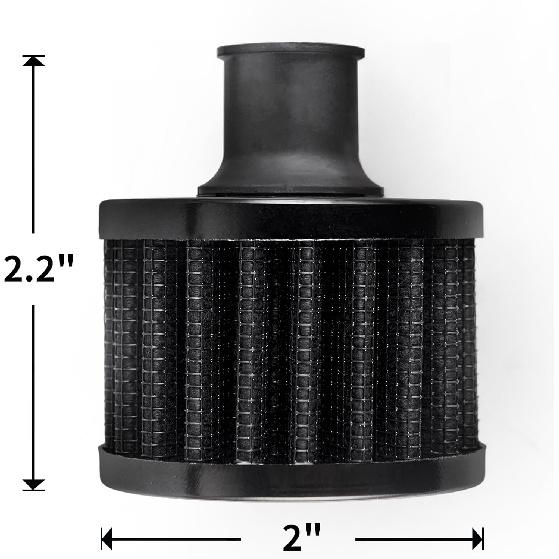 15Mm Fuel Cell Breather/Vent Air Filter 10AN Female Fitting Kit