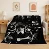 Classic W-Wednesday TV Soft Flannel Throw Blanket,Cozy Blanket for Bed,Couch,Sofa,Bedroom,Living Room,Travel,Picnic  Camping