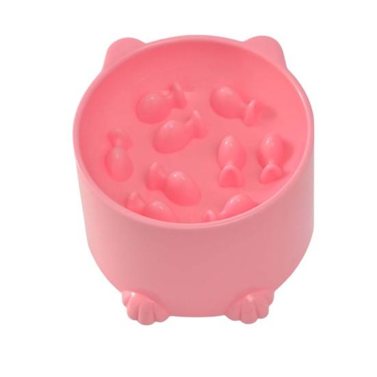 Миска для еды для кошек, высокая лапка, мультяшная форма, большая емкость, защита от удушья, защита для шеи, диспенсер для корма для собак, миска для воды, повседневная поставка