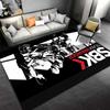 "Motorcycle Racing Theme Carpet with SBK Team Manager Design" Suitable for use as an anti-slip for living room bedroom sofas