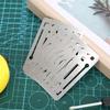 10PCS 27 Holes Erasing Shield Multi-shape Drawing Pattern Ruler  Draft Creation