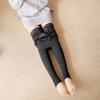 Extra Large Size Fleece Thickened Pearl Fleece Leggings, Autumn and Winter Foot-stepping Warm Outer Wear Integrated Pants